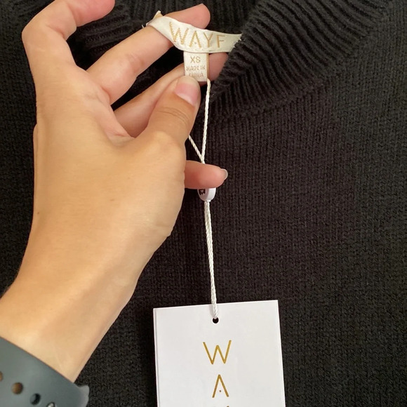 WAYF Lola Sweater Mini Dress - Picture 6 of 7